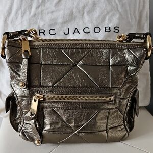 Marc Jacobs Silver and Gold Shoulder Bag